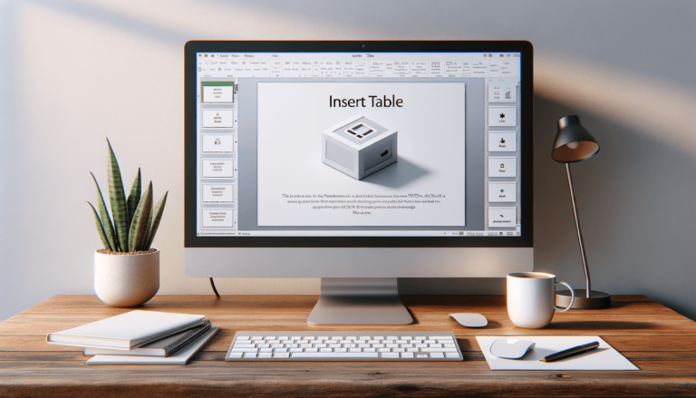 How to Insert a Table in PowerPoint?